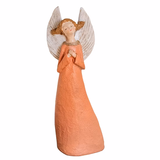 Factory Customized Resin Fairy Girl Angel Figurines with Wings